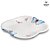 Conjunto 6 Pratos Rasos De Porcelana Borboletas - Imagem 1