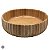 Tigela Bambu Canelada Redonda 22X6cm - Imagem 1