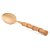 Conjunto 4 Colheres De Sobremesa Com Cabo Em Bambu Tulum Dourado 16cm - Imagem 2