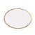 Sousplat Melamina Bambu Branco 33cm - Imagem 1