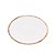 Prato Raso Melamina Bambu Branco 27cm - Imagem 1