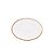 Prato Sobremesa Melamina Bambu Branco 22cm - Imagem 1