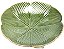 Prato De Sobremesa Leaf Banana Verde 16X3Cm - Imagem 1