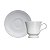 Xícara De Chá Com Pires Cottage Bolinha Branco 190ml - Imagem 1