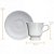 Xícara De Chá Com Pires Cottage Bolinha Branco 190ml - Imagem 3