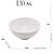 Bowl De Porcelana New Bone Bolinha Branco 15Cm - Imagem 5