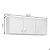 Aéreo 3 portas C/1,20 – Branco (Evidencia) - Imagem 1