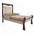 BERÇO MINI CAMA TIAGO – TIGUS – BRANCO/CARVALHO - Imagem 2