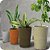 Vaso Cone Grafiato Marrom 58x36 - Imagem 2