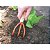 Ancinho Metálico com 3 Dentes para Jardinagem com Cabo de Madeira - Imagem 2