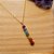 Colar Contas 7 Chakras - Folheado a Ouro - Imagem 3