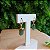 Brinco Mini Argola e Ponta Cristal - Folheado a Ouro - Imagem 2