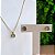 Conjunto Colar e Brinco Pingo - Folheado a Ouro - Imagem 3