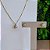 Conjunto Colar e Brinco Pingo - Folheado a Ouro - Imagem 2