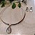Conjunto Choker e Brincos Abalone - Folheado a Ouro - Imagem 1