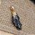 Pingente Cianita Negra Bruta - Folheado a Ouro - Imagem 2