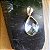 Pingente Gota Facetada Cristal de Quartzo  - Folheado a Ouro - Imagem 2