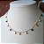 Choker Cristais Suspensos - Folheado a Ouro - Imagem 2