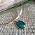Conjunto Choker Aro e Brinco Gancho Esmeralda Facetada - Folheado a Ouro - Imagem 2
