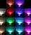 Base Redonda De Madeira LED 6cm - Colorida - Com Controle - Imagem 3