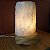 Luminária Quartzo Branco Bruto - Base de Madeira Clara - Bivolt - Imagem 2