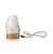 Mini Luminária Quartzo Branco Led Colorido - Base de Madeira - Imagem 4