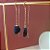 Brinco Suspenso Cristal Rolado - Folheado a Ouro - Imagem 6