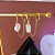 Brinco pirceng Cristal Rolado - Folheado a  Ouro - Imagem 5