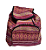 Mochila Indiana Étnica Boho Peruana Rosa - Imagem 1