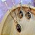 Conjunto Brinco e Colar Oval - Folheado a Ouro - Imagem 2