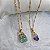Colar Cristal Bruto - Folheado a Ouro - Imagem 3