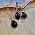 Conjunto Brinco Suspenso Longo e Colar - Folheado a Ouro - Imagem 2