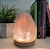 Luminária Quartzo Rosa Led Branco - Base de Madeira - Imagem 2