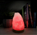 Luminária Quartzo Rosa Led Colorido - Base de Madeira - Imagem 4