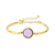 Pulseira Bracelete Pingo Ametista - Imagem 3