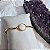 Pulseira Bracelete Chapa Cristal - Folheado a Ouro - Imagem 6