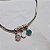 Choker Quartzo Rosa, Madrepérola e Ágata Azul - Prata Envelhecida - Imagem 3