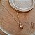 Colar Pingente Cristal - Folheado a Ouro - Imagem 2