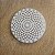 Placa de Selenita Redonda Mandala Torus - 10cm - Imagem 2