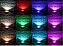Base Redonda De Madeira LED 8cm - Colorida - Com Controle - Imagem 2