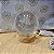Luminária Bola de Cristal Árvore da Vida - 8cm - Base Madeira - Imagem 2