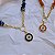 Choker Pedras Brutas Olho Grego - Folheado a Ouro - Imagem 5