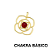 Pingente Chakras - Base - Folheado a Ouro - Imagem 1