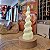 Luminária Led Torre Selenita Branca Espiral - 12cm - Base de Madeira - Imagem 3
