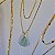 Colar Duplo Pedras Brutas - Folheado a Ouro - Imagem 6