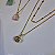 Colar Duplo Pedras Brutas - Folheado a Ouro - Imagem 4