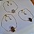 Pulseira Gravata Pedras Brutas - Folheados a Ouro - Imagem 1