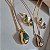 Conjunto Movimento Colar e Brinco - Folheado a Ouro - Imagem 2
