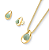 Conjunto Movimento Colar e Brinco - Folheado a Ouro - Imagem 5