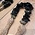 Colar de Mesa Obsidiana Negra e Pirita - Pedras Brutas - Imagem 2